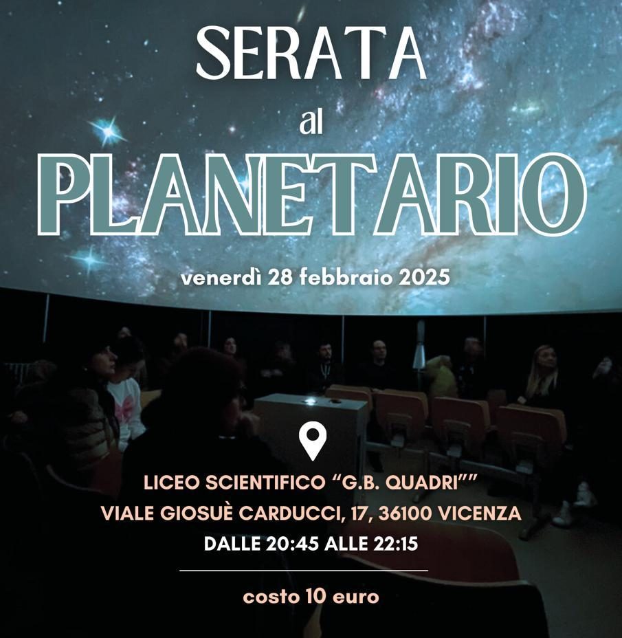 Serata al Planetario