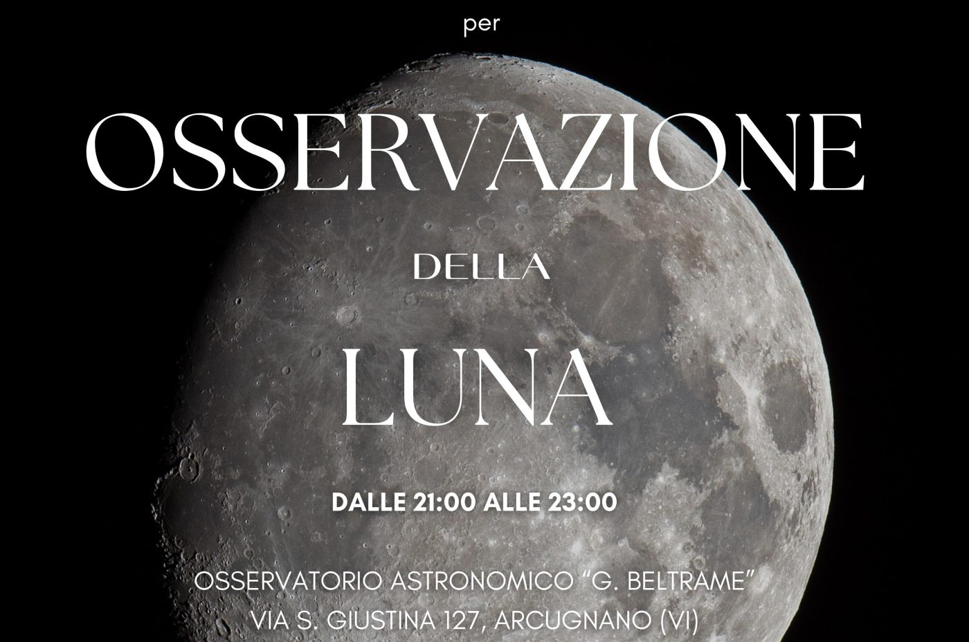 Osservazione della Luna