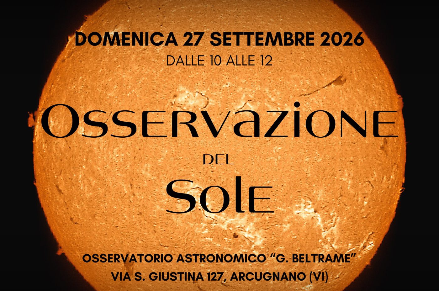 Osservazione del Sole