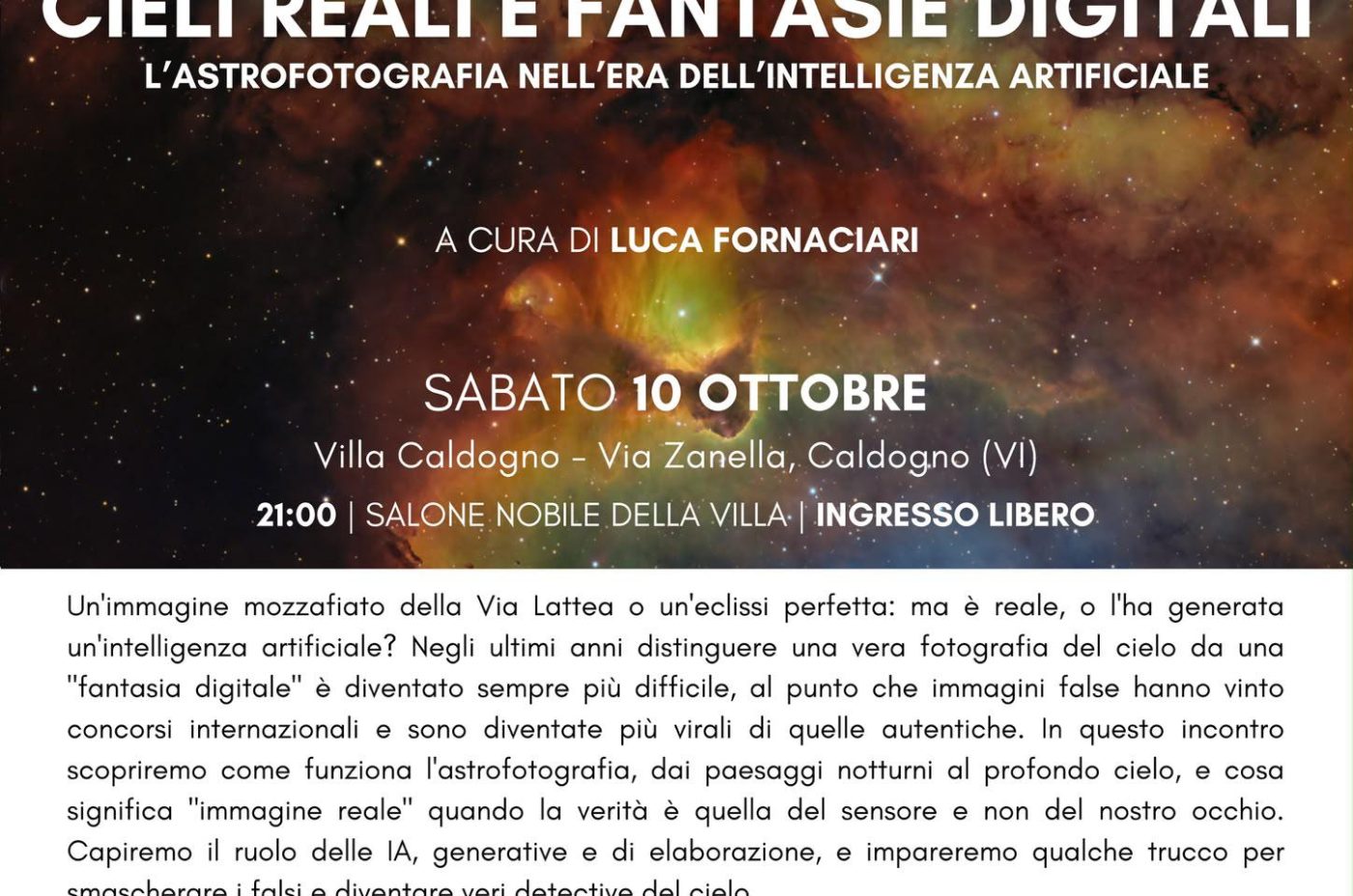 Cieli reali e fantasie digitali
