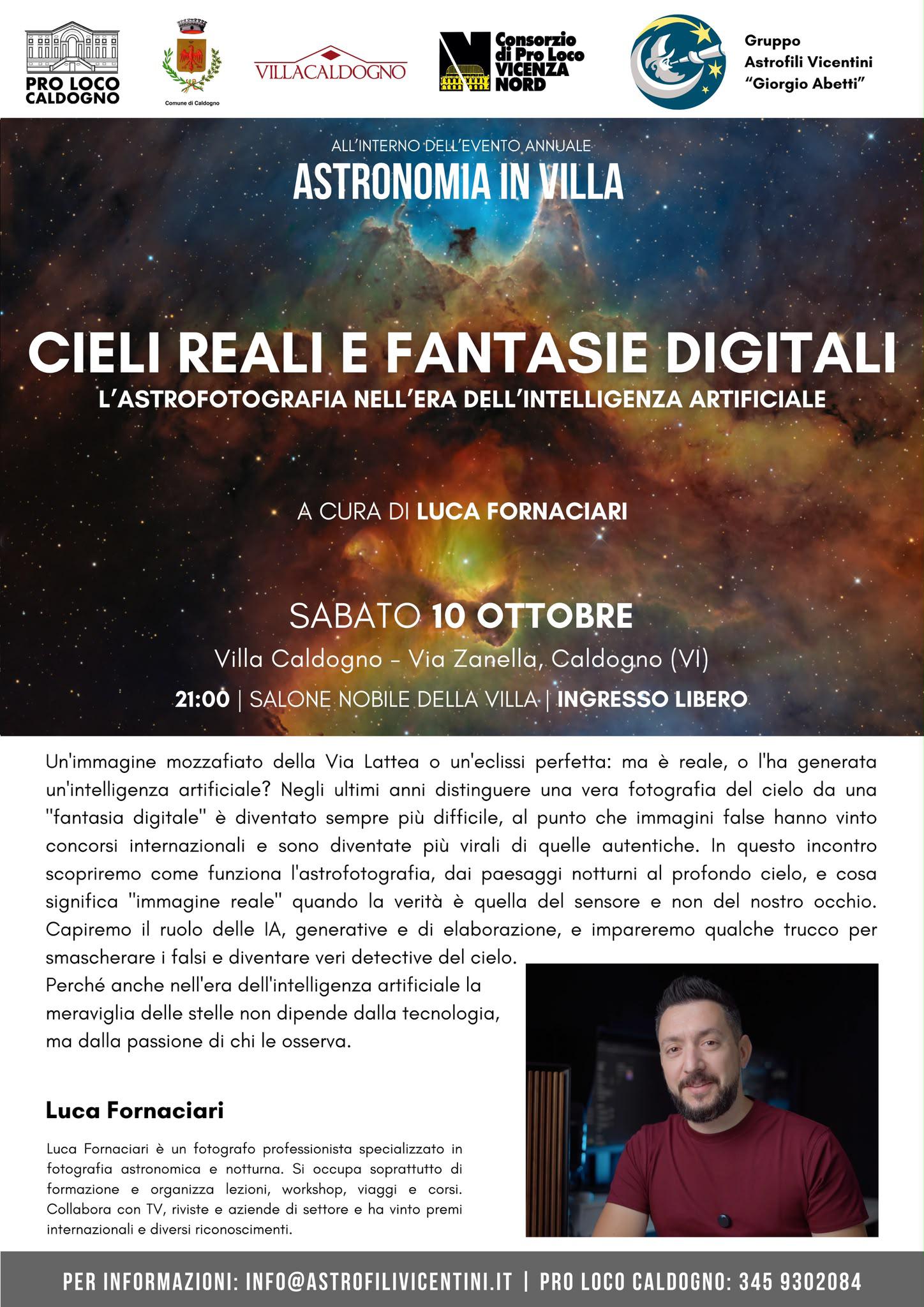 Cieli reali e fantasie digitali
